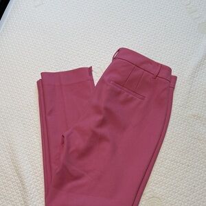 White House Black Market Rose Pink Trousers